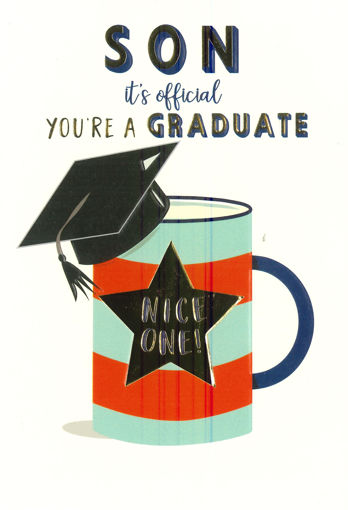 Picture of SON GRADUATION WISH CARD